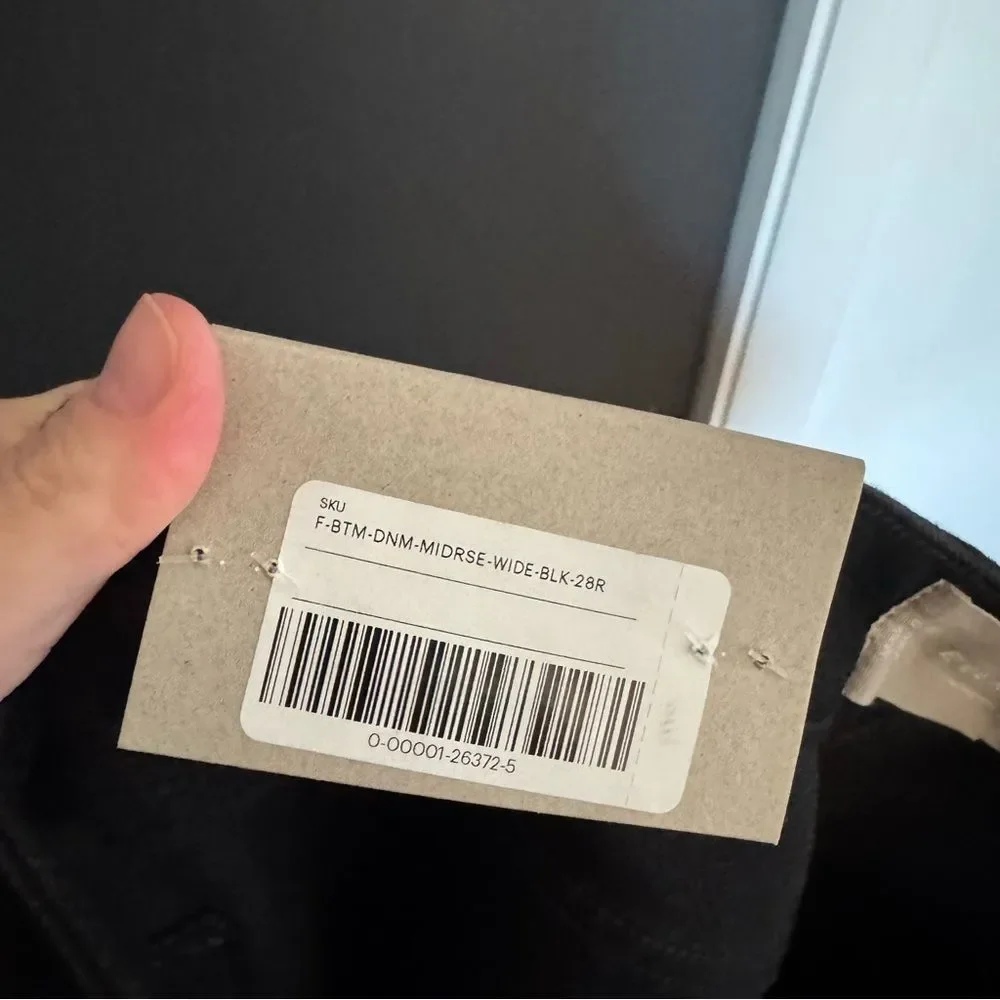 NWT Everlane Mid Way Jean Washed Black sz 28